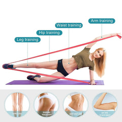 Yoga Sport Resistance Bands Pilates Training Fitness Exercise Home Gym Elastic Band Natural Rubber Latex Yoga Accessories