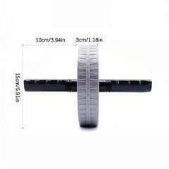 1Pcs Abdominal Wheel Strong Load Bearing Non-slip Roller Strengthen Muscle Exercise Equipment Fitness Training Home Use Silent